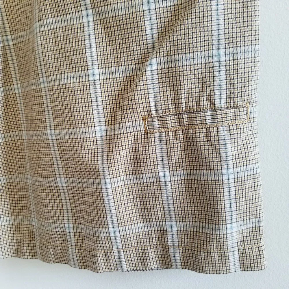Boys Cherokee Flat Front Plaid Shorts Size 16 - EUC - Nice Shorts!